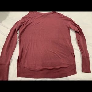 Dusty rose Athleta sweatshirt